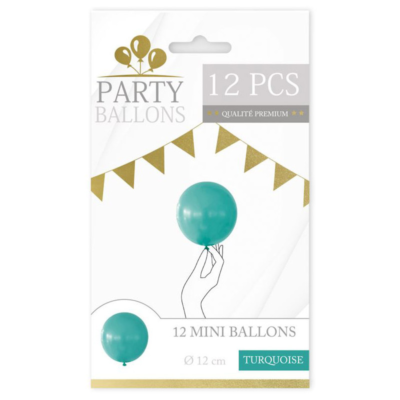 Mini ballon bleu vert Mini ballon bleu vert