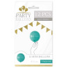Mini ballon bleu vert