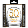 Cadeau anniversaire 50 ans verre à whisky