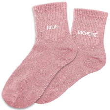 Chaussettes paillettes jolie bichette