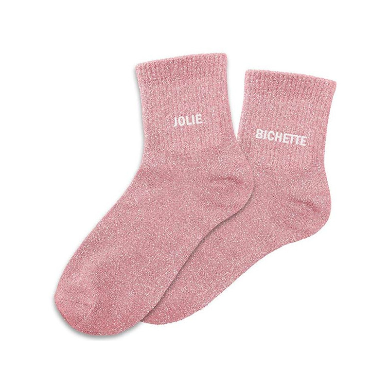 Chaussettes paillettes jolie bichette