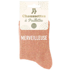 Paire de chaussettes merveilleuse à paillettes Paire de chaussettes merveilleuse à paillettes