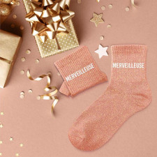 Cadeau chaussettes à paillettes merveilleuse Cadeau chaussettes à paillettes merveilleuse