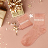 Cadeau chaussettes à paillettes merveilleuse