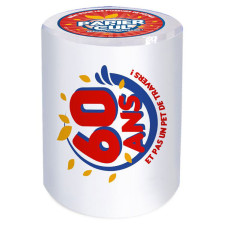 Rouleau papier WC 60 ans anniversaire