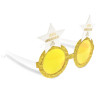 Lunettes joyeux anniversaire dorées
