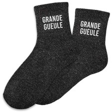 Chaussettes paillettes grande gueule