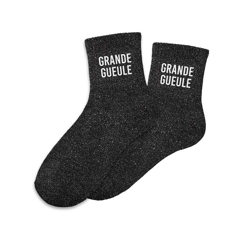 Chaussettes paillettes grande gueule Chaussettes paillettes grande gueule