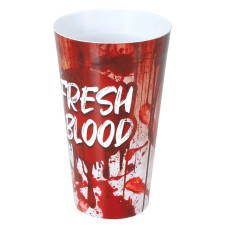 Verre Halloween avec sang