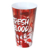Verre Halloween avec sang