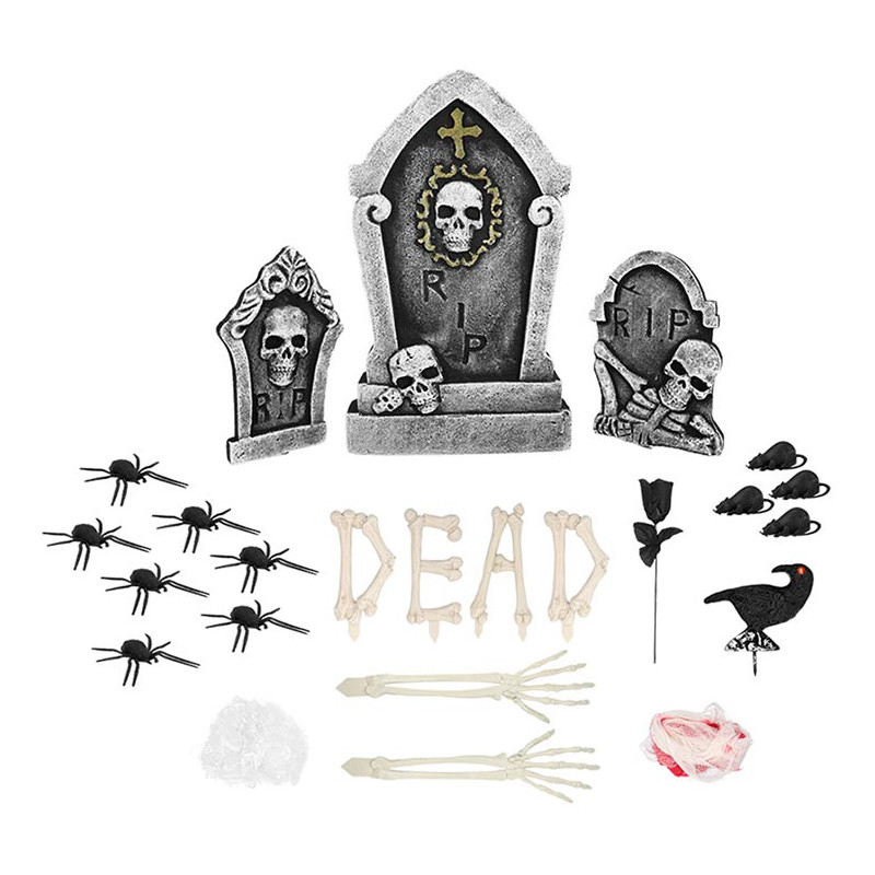 Pierres tombales Halloween pour décoration