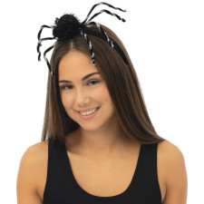 Halloween-serre-tête avec araignée noire