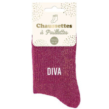Paire de chaussettes Diva à paillettes