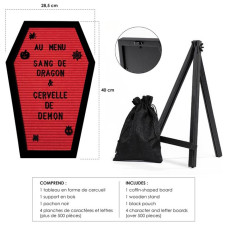 Cadre en forme de cercueil pour Halloween