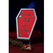 Cercueil personnalisable pour décoration Halloween