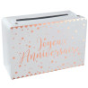 Urne rose gold et blanches pour anniversaire Urne rose gold et blanches pour anniversaire