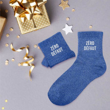 Cadeau chaussettes à paillettes zéro défaut