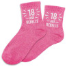 Chaussettes paillettes 18 ans anniversaire