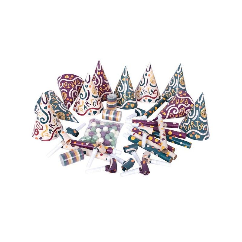 Cotillons de fête pour 10 personnes Cotillons de fête pour 10 personnes