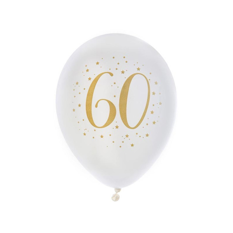 Ballons 60 ans pour anniversaire
