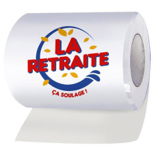 Rouleau papier toilette retraite