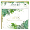 Livre d'or anniversaire tropical