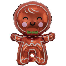 Ballon bonhomme en pain d'épices de Noël