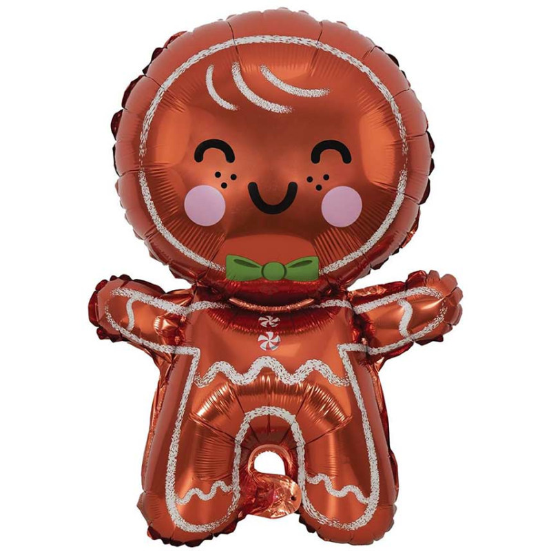 Ballon bonhomme en pain d'épices de Noël Ballon bonhomme en pain d'épices de Noël