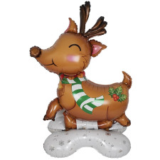 Ballon Renne de Noël à poser