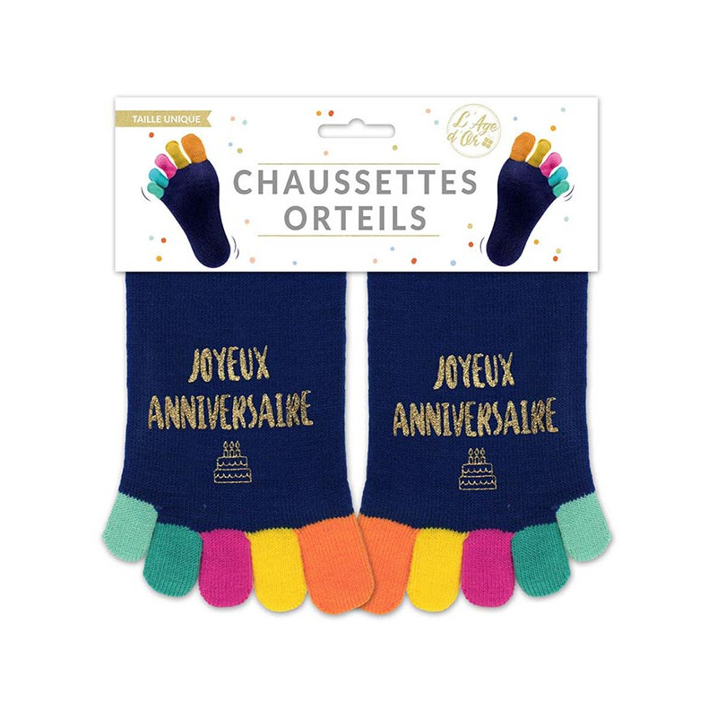 Chaussettes anniversaire