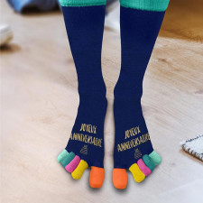 Cadeau chaussettes anniversaire orteils