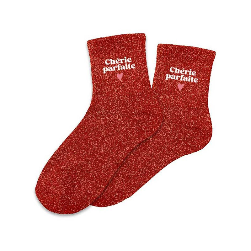 Chaussettes paillettes chérie parfaite Chaussettes paillettes chérie parfaite