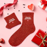 Cadeau Saint-Valentin chaussettes chérie parfaite