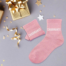 Cadeau chaussettes à paillettes charmante Cadeau chaussettes à paillettes charmante