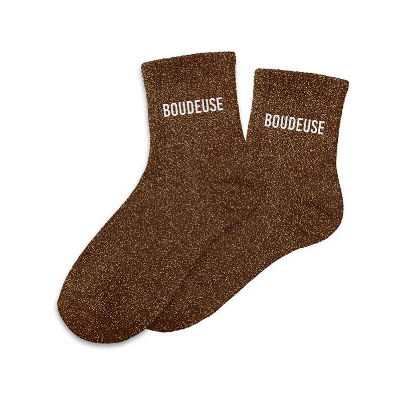 Chaussettes paillettes boudeuse