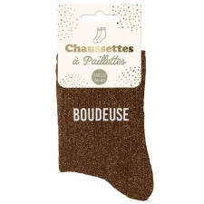 Paire de chaussettes boudeuse à paillettes