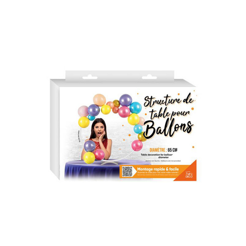 Structure de table ronde pour ballons Structure de table ronde pour ballons