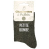 Paire de chaussettes Petite Bombe à paillettes
