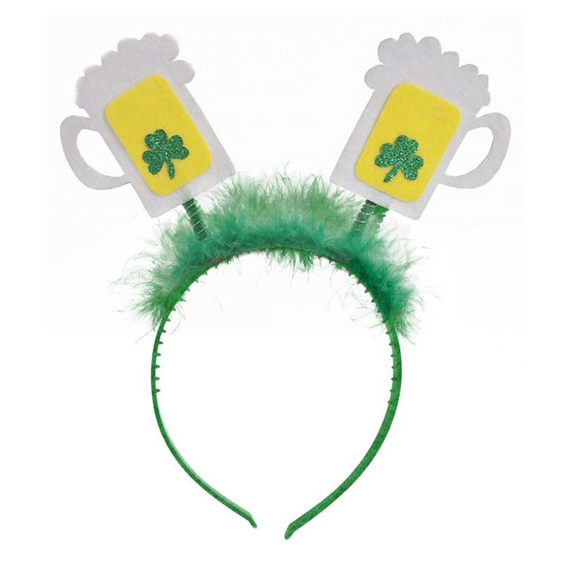 Serre-tête Saint-Patrick pintes de bière Serre-tête Saint-Patrick pintes de bière