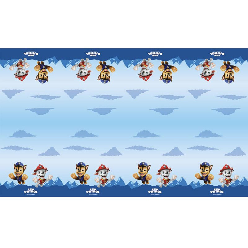 Nappe Pat'Patrouille anniversaire bleue