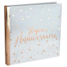 Livre d'or pour anniversaire rose gold épais Livre d'or pour anniversaire rose gold épais