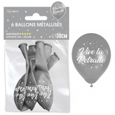 Ballon vive la retraite argent
