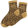 Chaussettes paillettes féline léopard