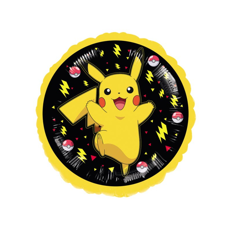 Ballon Pikachu Pokémon hélium