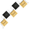 Guirlande noire et or pour anniversaire Guirlande noire et or pour anniversaire