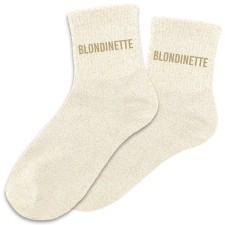 Chaussettes paillettes blondinette