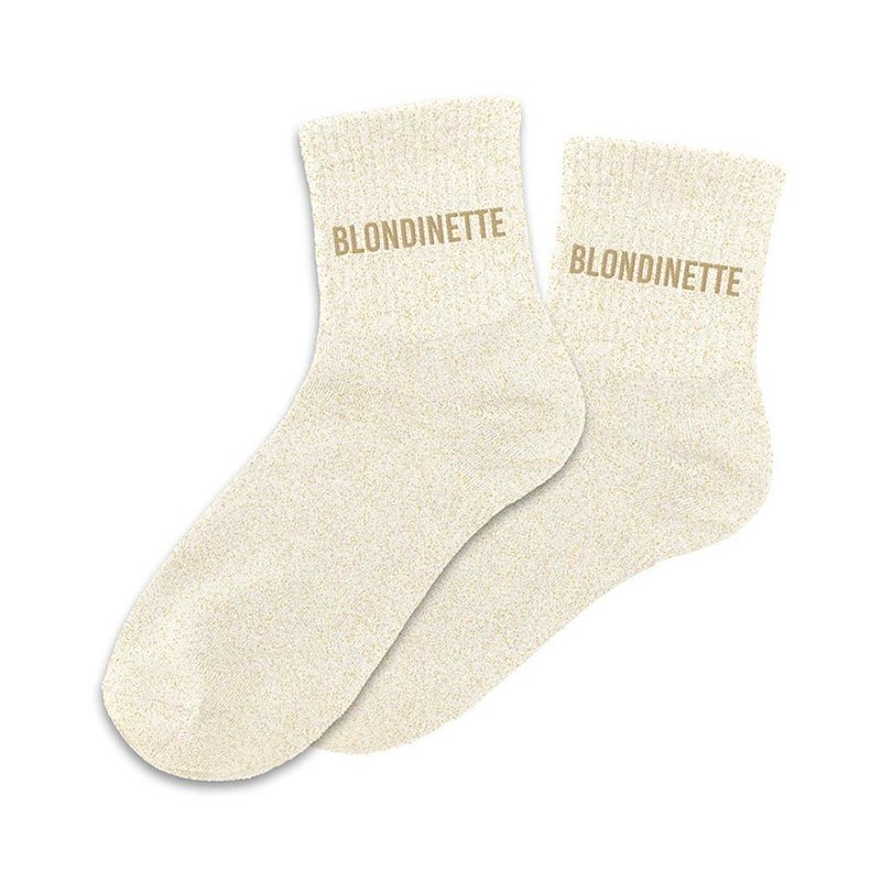 Chaussettes paillettes blondinette