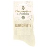 Paire de chaussettes blondinette à paillettes