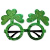 Lunettes Saint Patrick avec trèfles verts
