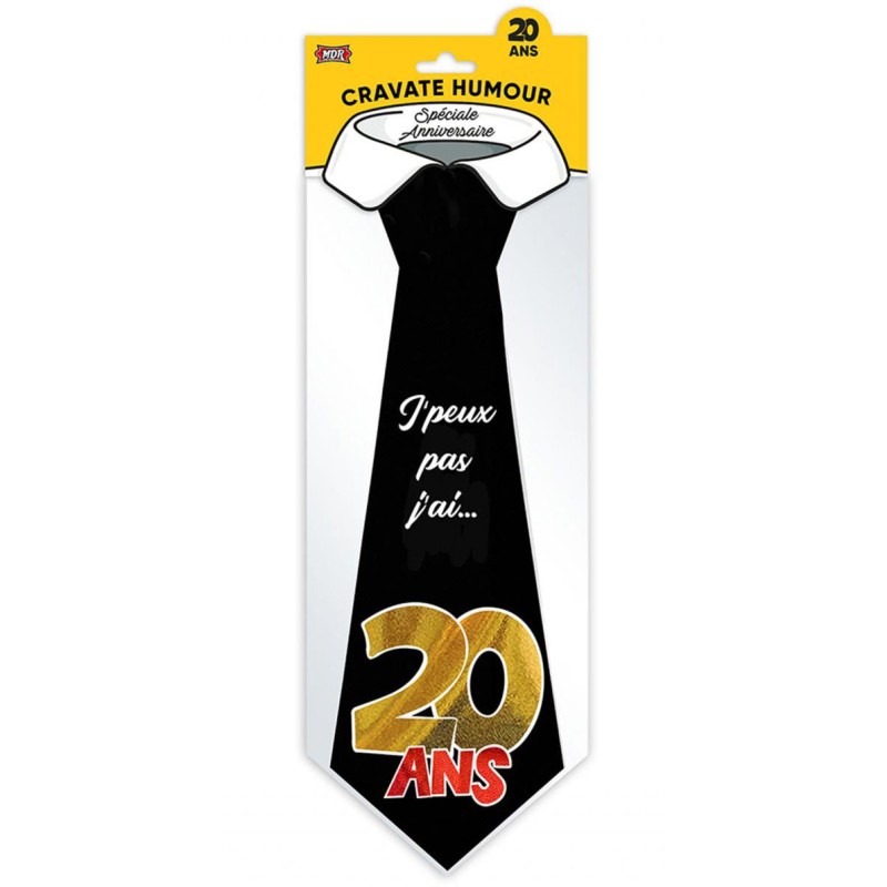 Cravate anniversaire 20 ans